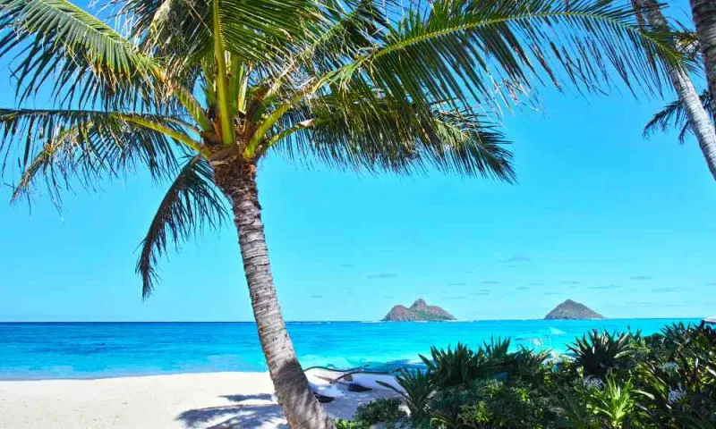 Kailua Beach on Oahu With Soft Sand and Turquoise Sea