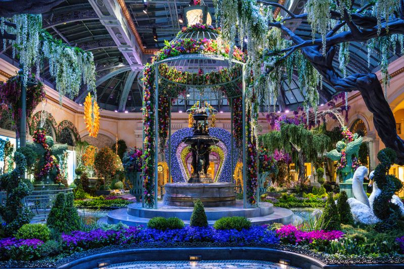 Bellagio Conservatory After Midnight
