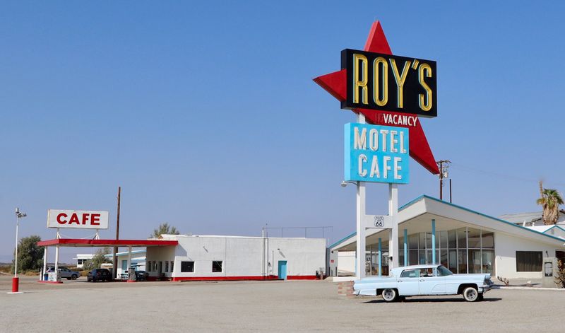 Route 66 Stop at Amboy
