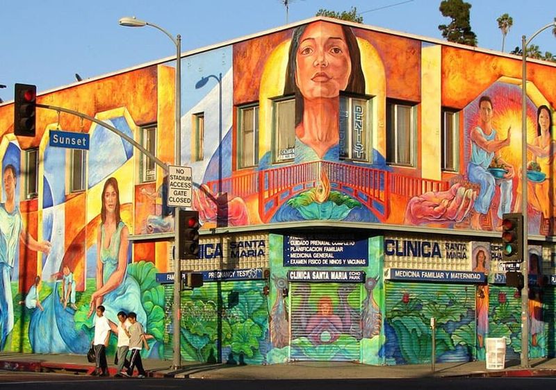Echo Park Featuring Local Art Spaces and Music