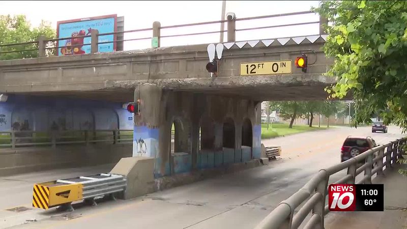 Grand River Avenue Bridge Collapse in Lansing