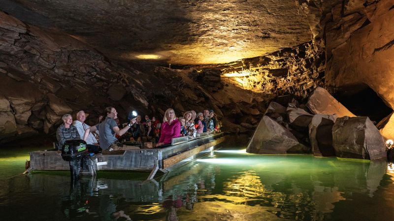Lost River Cave's Underground Boat Adventure