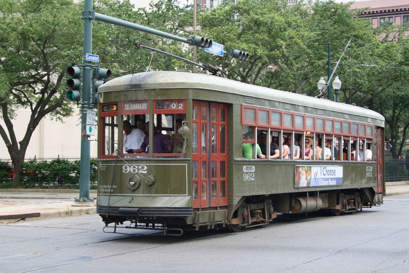 Streetcar Rides Along St Charles Avenue