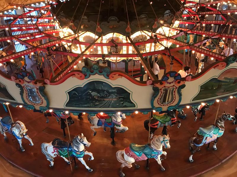 Historic Carousel With 1920s Design