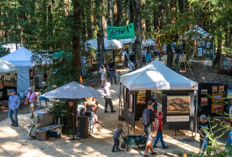 Kings Mountain Art Fair in Woodside