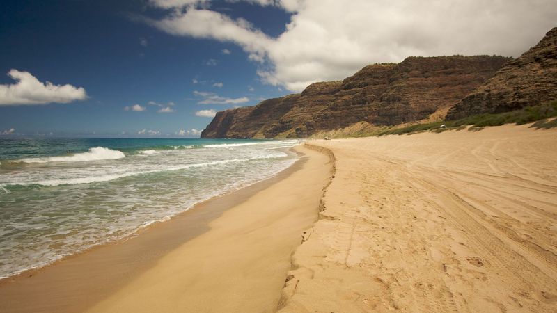Polihale Beach on Kauai With Remote Wild Setting