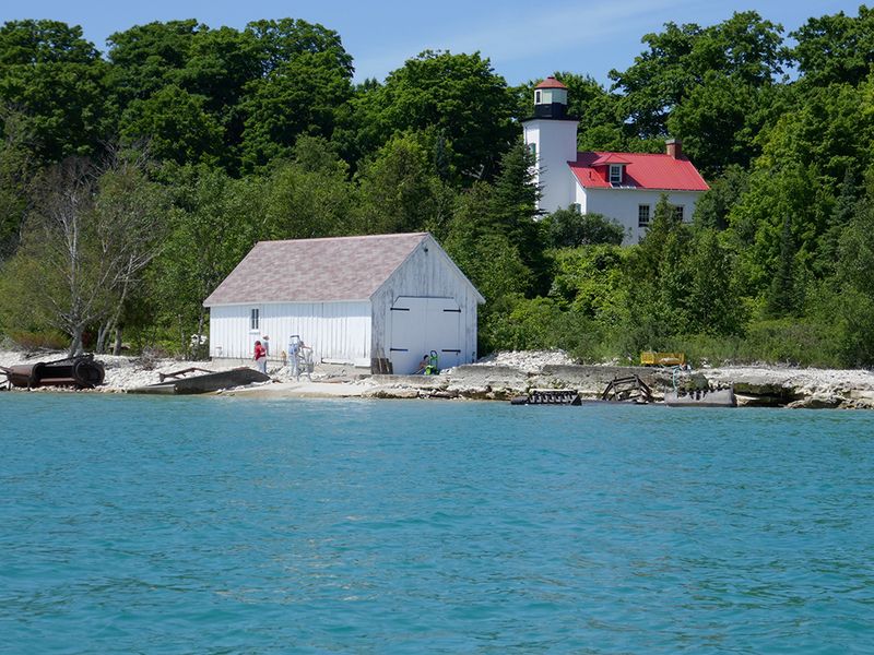 South Fox Island Light Station: Nature's Slow Reclamation