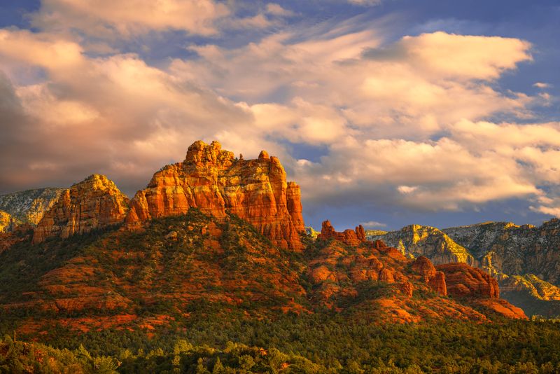 Sedona in Arizona With Red Rock Landscapes