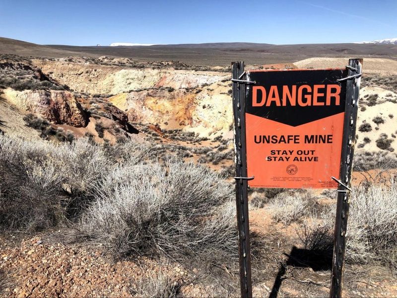 Abandoned Mining Claims and Hazard Areas