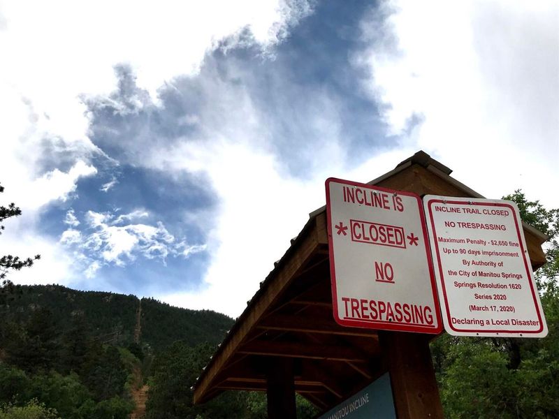 Closed Sections of the Manitou Incline (Manitou Springs)