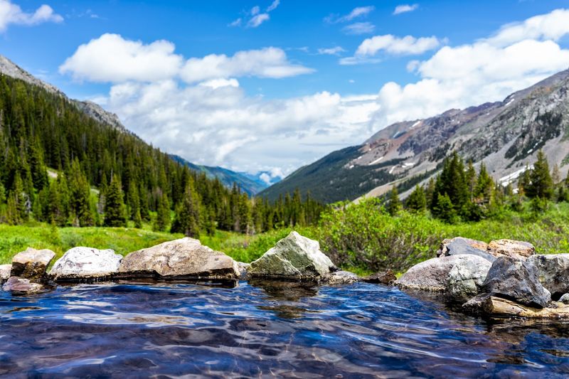 Conundrum Hot Springs in the Maroon Bells Wilderness