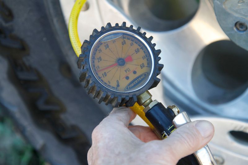 Check Tire Pressure and Spare Before Departing