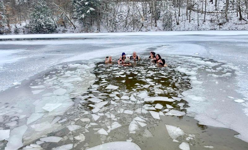 The Cold Plunge Pond Tradition