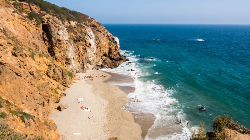 Point Dume State Beach With Hiking Trails