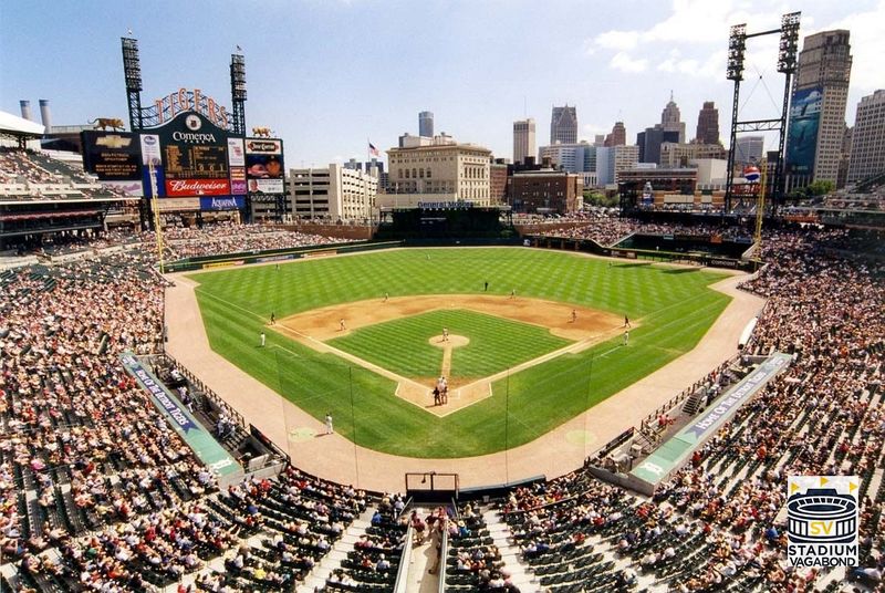 Comerica Park and Tiger Stadium (Detroit)