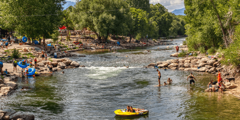 Salida: Riverside Fun with Mountain Backdrop