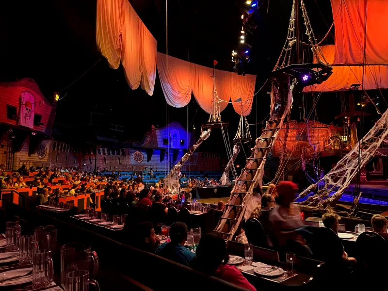 Dine on a Ship at the Center of the Room