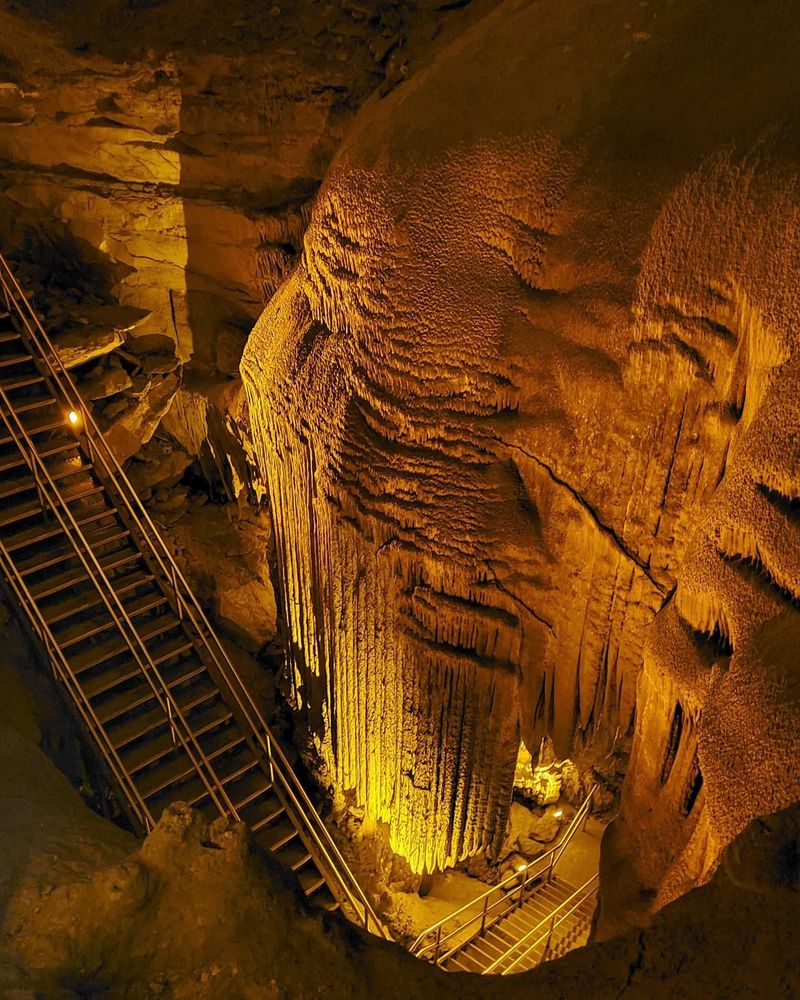 Mammoth Cave National Park's Family-Friendly Frozen Niagara Tour