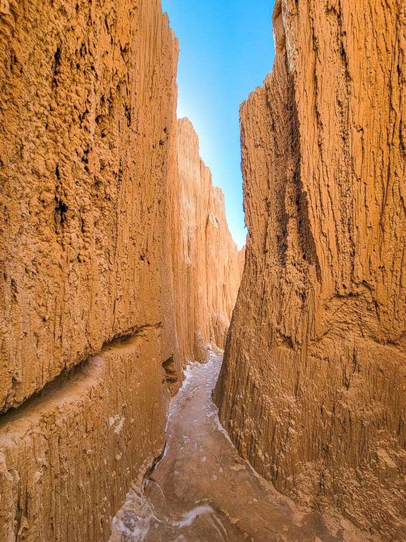 Cathedral Gorge's Slot Canyon Maze