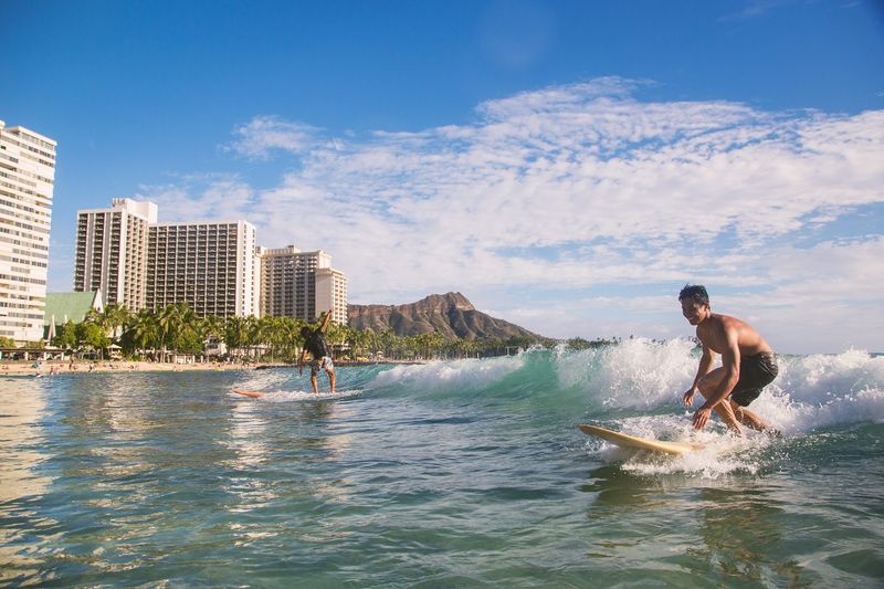 Waikiki Beach on Oahu With Surfing Legacy