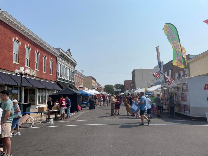 Arcola, the Amish Center and Lawn Mower Parade