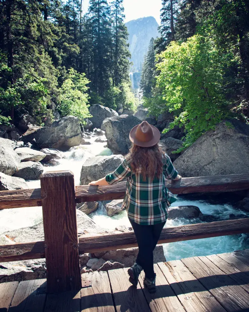 Vernal Fall Bridge Bottleneck