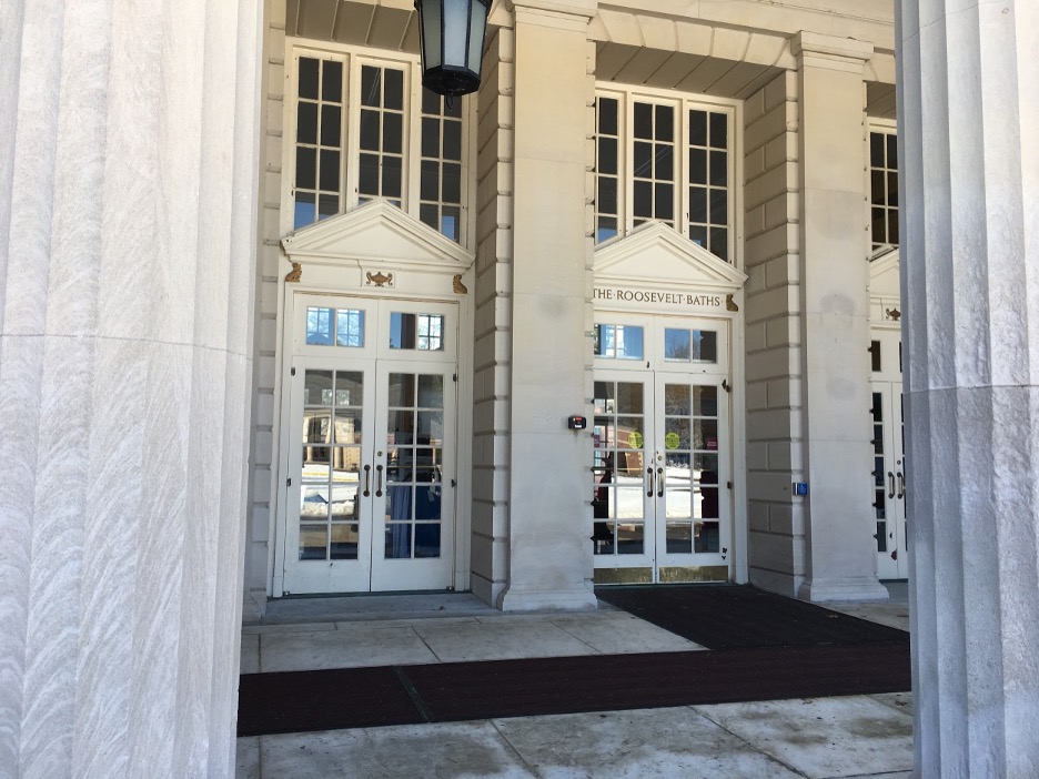 Roosevelt Spa Baths in Saratoga Springs, NY. Photo c. Ralph Spielman