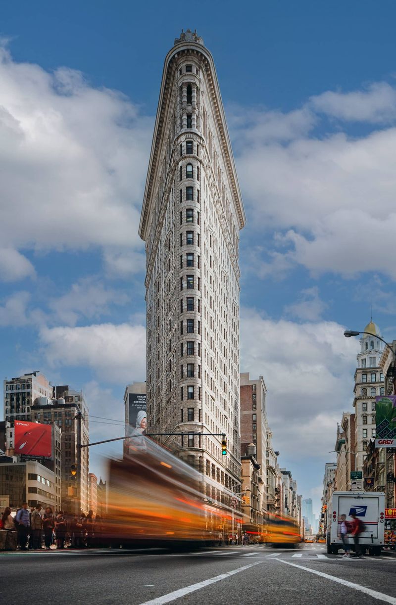 Flatiron Building from the Narrow Street Corner Approach