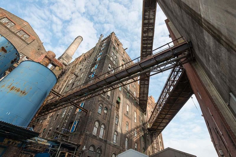 The Domino Sugar Refinery Tower: Industrial Relic on the Brooklyn Waterfront