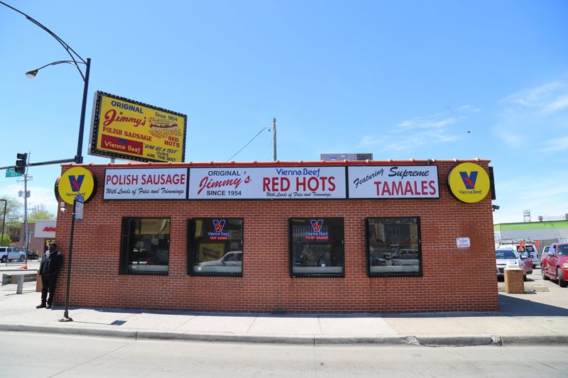 Jimmy's Red Hots in West Humboldt Park: A Chicago Classic Since 1954