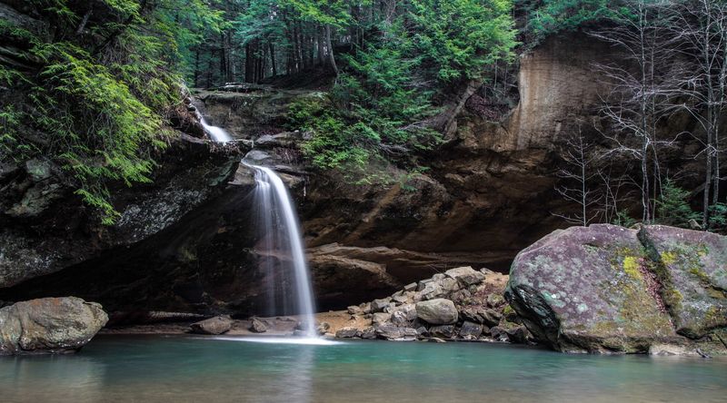 Whispering Falls at Hocking Hills