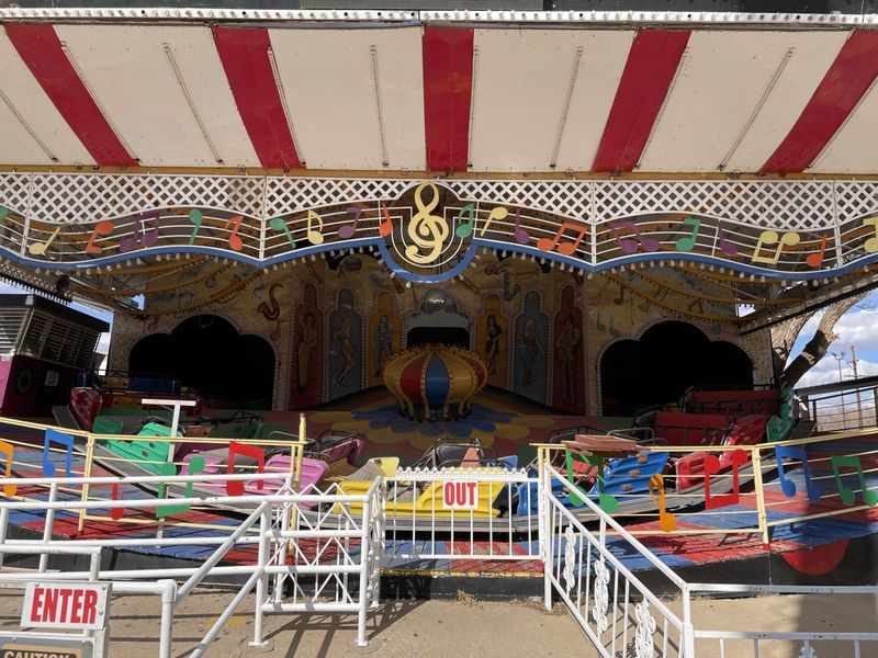 Joyland's Faded Carousel In Lubbock