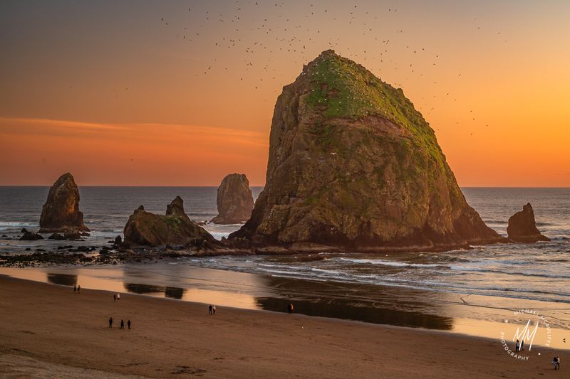 Cannon Beach and Its Iconic Haystack Rock