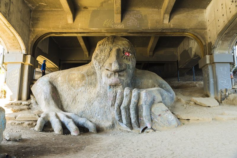 Fremont Troll Under The Bridge