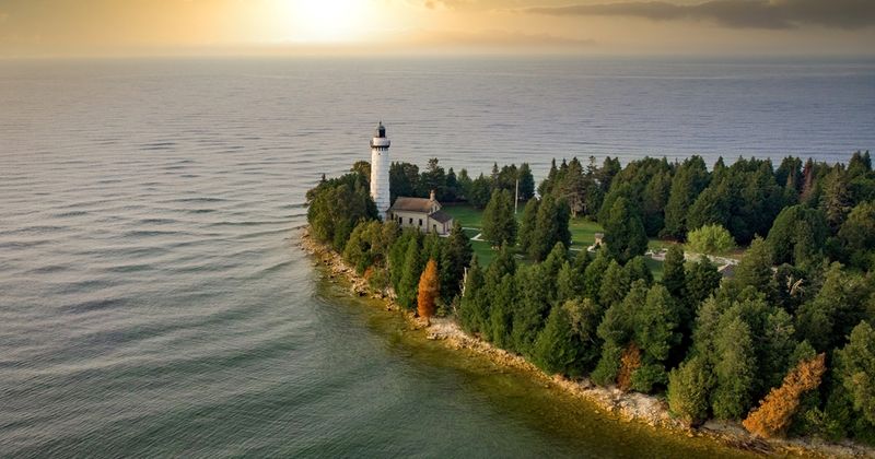Cana Island Lighthouse in Door County: A Visitor Favorite on Lake Michigan