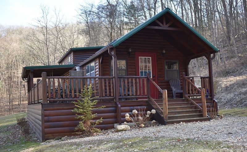 Mohican State Park Cabins Along the Clear Fork River
