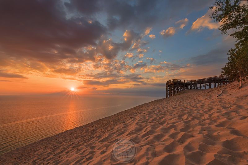 Lake Michigan Overlook's Dizzying Drop