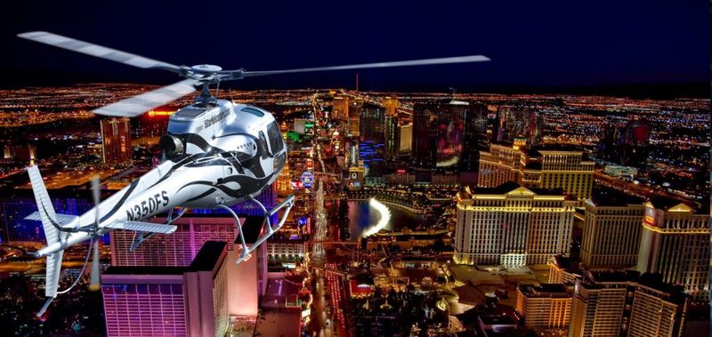 Sunset Helicopter Tour Over The Strip