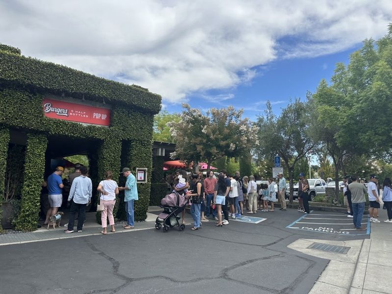 A Tiny Napa Town with Big Lines