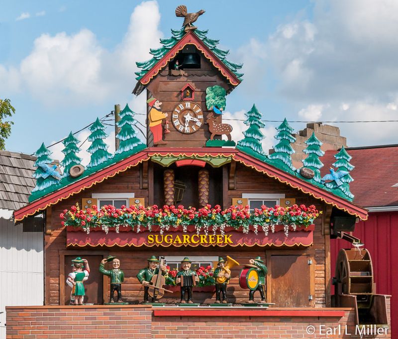 Sugarcreek's Swiss Village Facade