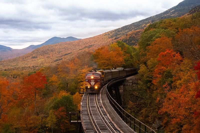 Scenic Train Rides Through The Adirondacks