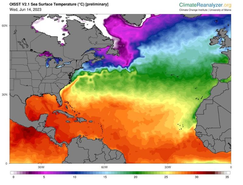 Record-Breaking Ocean Temperatures