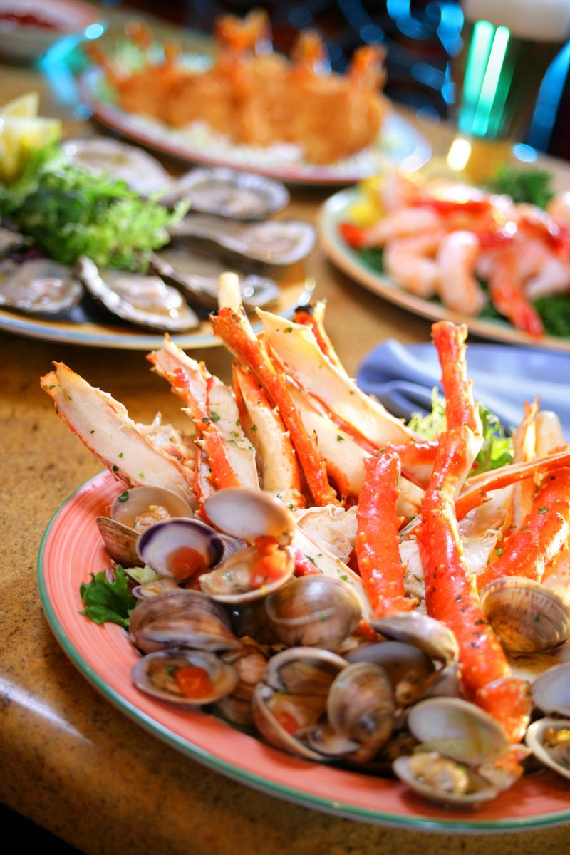 Garden Buffet at South Point Hotel: Prime Rib and Crab Legs Nights