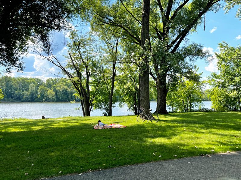Riverside Park's Secret Peninsula