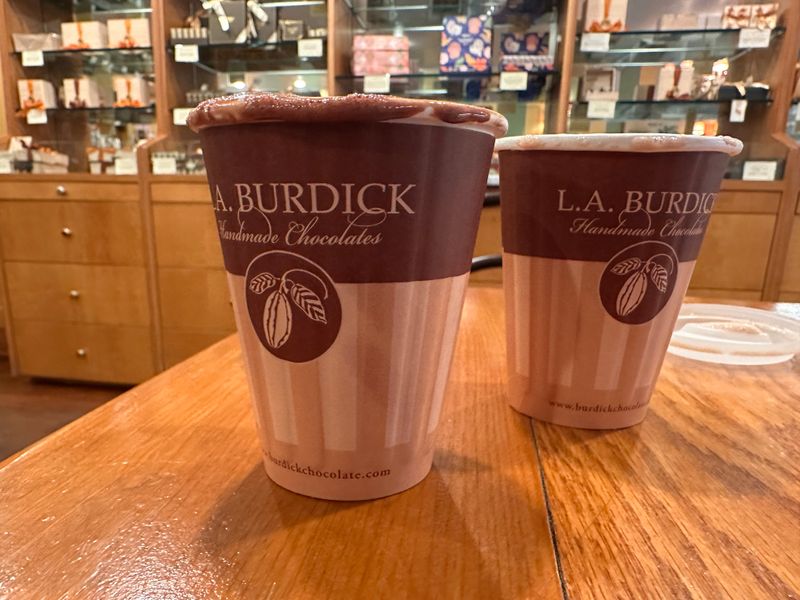 Caramel Apple Hot Chocolate at L.A. Burdick