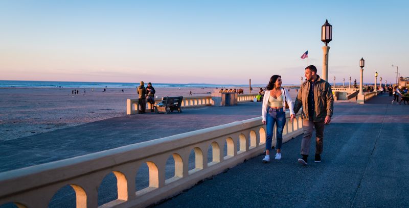 Seaside With Its Promenade and Family Appeal
