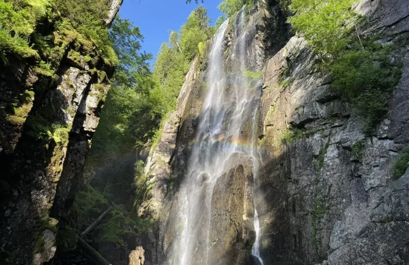 Rainbow Falls: The Adirondack's Colorful Cascade