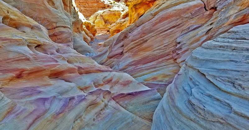 Rainbow Canyon: Kaleidoscope Of Desert Colors