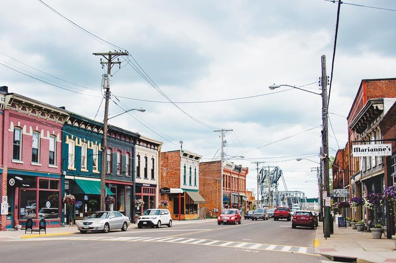 Bridge Street in Ashtabula Harbor