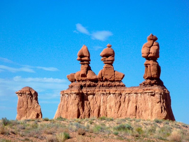 Goblin Valley’s Mushroom-Like Rocks